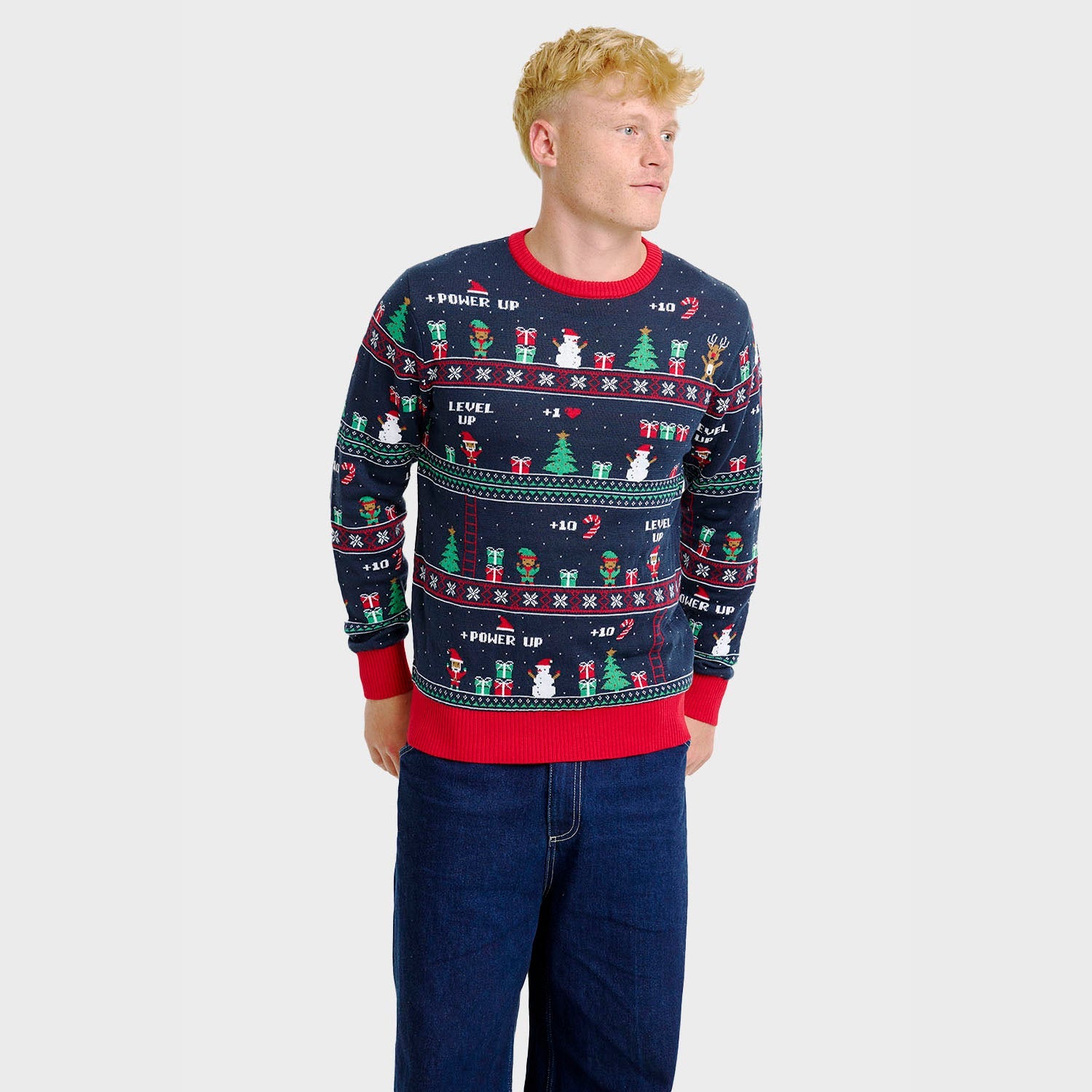 Vintage Gaming Christmas Sweater โ Men